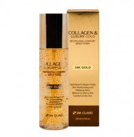 Collagen & Luxury Gold Revitalizing Comfort Gold Toner [3W Clinic]