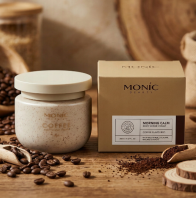 Morning Calm Body Scrub Cream Coffee [Monic Beauty]