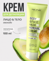 Body&Face Hair Removal Cream Avocado Oil [Monic Beauty]