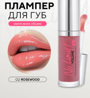 No Limit! Volume Hydrating&Plumping Lip Gloss 02 Rosewood [Monic Beauty]
