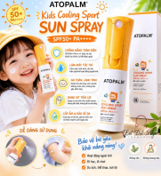 Kids Cooling Sport Sun Spray SPF50/PA++++ [Atopalm]