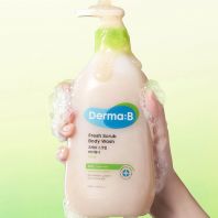 Fresh Scrub Body Wash Lime Herb 420 ml [Derma:B]
