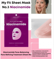 My Fit Sheet Mask NO.3 Niacinamide [NINE LESS]