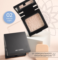 Full Coverage Delight  Powder 02 Natural Light [Art Soffio]