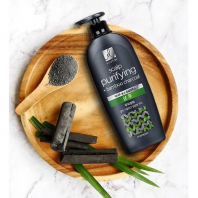 Scalp Purifying Bamboo Charcoal Shampoo [Elastine]