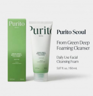 From Green Deep Foaming Cleanser [Purito]