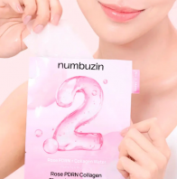 Rose PDRN Collagen Plumping Sheet Mask 1 шт [Numbuzin]