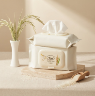 Daily Brightening Rice Cleansing Tissue 80 Sheets [SKINFOOD]