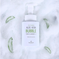 Aloe Vera Bubble Foam Cleanser [The Skin House]